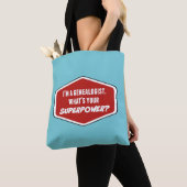 Genealogie Superpower Custom Blue Tote Bag Tasche (Von Nahem)