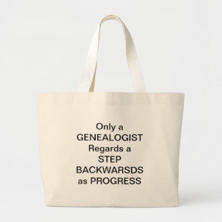 Genealogie-Taschen-Tasche Jumbo Stoffbeutel
