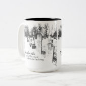 Genealogie-Tasse Zweifarbige Tasse (Vorderseite Links)