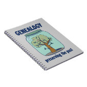 Genealogie, welche die Vergangenheit konserviert Notizblock (Rechte Seite)