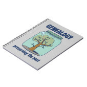 Genealogie, welche die Vergangenheit konserviert Notizblock (Linke Seite)