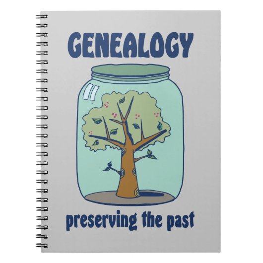 Genealogie, welche die Vergangenheit konserviert Notizblock (Vorderseite)