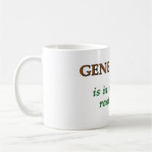 Genealogie-Wurzeln Kaffeetasse (Links)