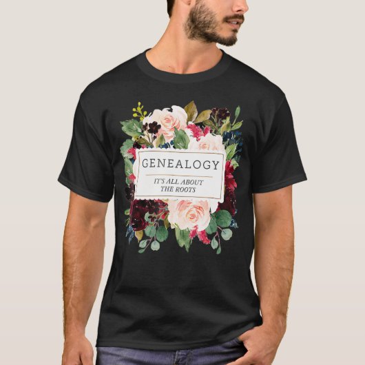 Genealogin Genealogist Geschenk Damen T-Shirt (Vorderseite)