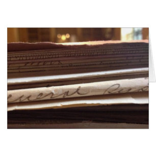 Genealogische Blindkarte - horizontal