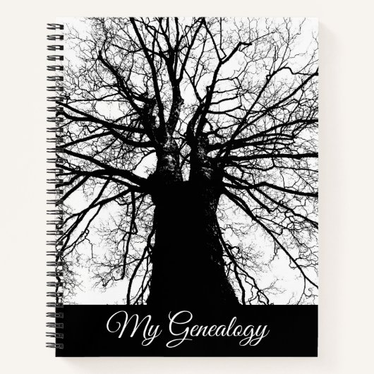 Genealogische Familienbaum Spiral Notebook Notizblock (Vorderseite)