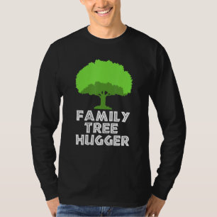 Genealogische Geschichte Genealoge Familie Tree Hu T-Shirt
