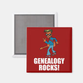 Genealogische Steine Magnet (Vorderseite/Rückseite)