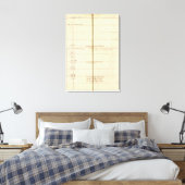 Genealogische Tabelle, Frankreich 3 Leinwanddruck (Insitu (Schlafzimmer))