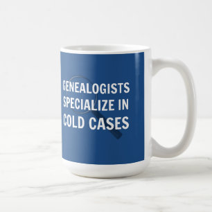 Genealogische Tasse (Blau)