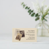 Genealogische Visitenkarte (Stehend Vorderseite)