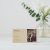 Genealogische Visitenkarte (Stehend Vorderseite)