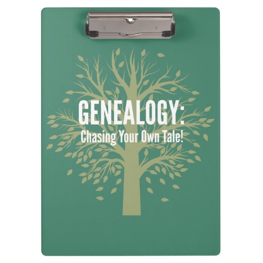 Genealogische Zwischenablage Klemmbrett (Vorderseite)