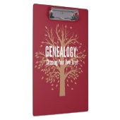 Genealogische Zwischenablage (rot) Klemmbrett (Rechts)