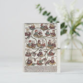 Genealogischer Baum von Laban Postkarte (Stehend Vorderseite)