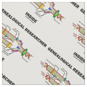 Genealogischer Forscher in der DNA-Replikation Stoff (Nahaufnahme)