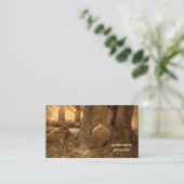 Genealogischer Friedhof Headstone Visitenkarte (Stehend Vorderseite)