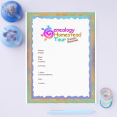 Genealogischer Homestead Tour Flyer (Einzeln)