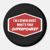 Genealogischer Supermachtmagnet Magnet (Vorne)