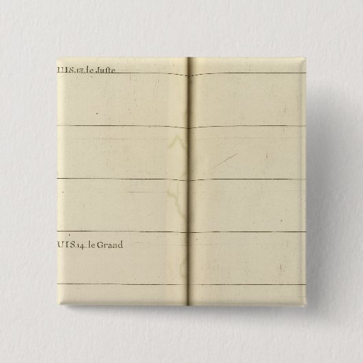 Genealogischer Tisch, Frankreich 2 Button (Vorderseite)