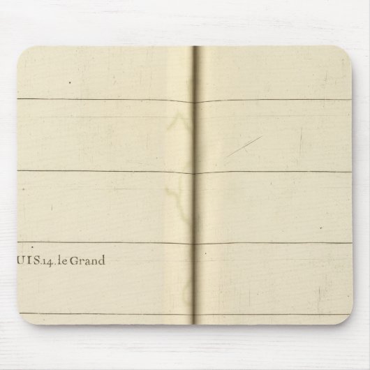 Genealogischer Tisch, Frankreich 2 Mousepad (Vorne)