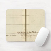 Genealogischer Tisch, Frankreich Mousepad (Mit Mouse)