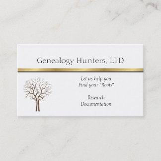 GENEALOGIST-FORSCHER-VISITENKARTEN VISITENKARTE