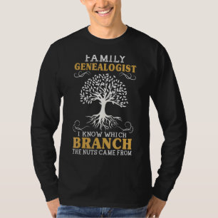 Genealogist für Familiengeschichte T-Shirt