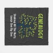 Genealogist schüttelt alle Nacken zusammen Fleecedecke (Vorderseite (Horizontal))