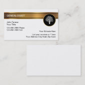 Genealogist-Visitenkarten Visitenkarte (Vorne/Hinten)