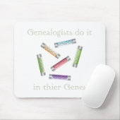 Genealogisten tun es in Thier Gene Mousepad (Mit Mouse)