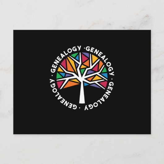 Genealogy Genealogists Family Historian Gift Postkarte (Vorderseite)