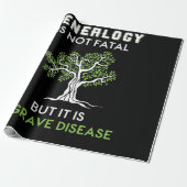 Genealogy Is Not Fatal But It Is A Grave Disease Geschenkpapier (Ungerollt)