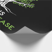 Genealogy Is Not Fatal But It Is A Grave Disease Geschenkpapier (Ecke)