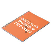 Genealogy Spiral Bound Notebook (Orange) Notizblock (Linke Seite)