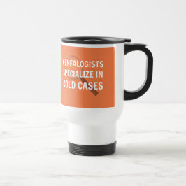 Genealogy Travel Mug (Orange) Reisebecher