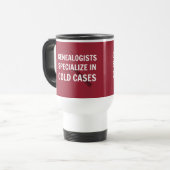Genealogy Travel Mug (rot) Reisebecher (Vorderseite Links)