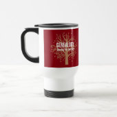 Genealogy Travel Mug (rot) Reisebecher (Links)