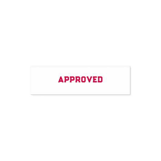 Genehmigt Permastempel (Design)