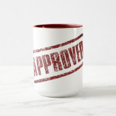GENEHMIGT//ROT TASSE (Zentrum)