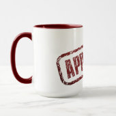 GENEHMIGT//ROT TASSE (Links)