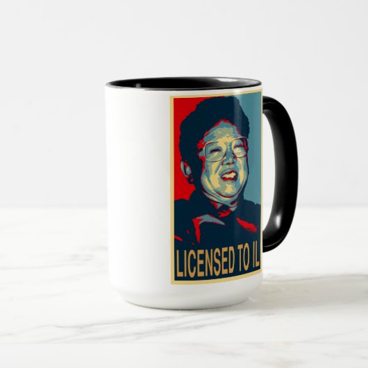 Genehmigt zur IL-Parodie-Tasse Tasse (VorderseiteRechts)