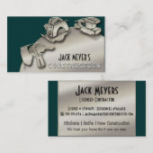 Genehmigte Auftragnehmer-Baugewerbe-Werkzeuge Visitenkarte (Vorne/Hinten)