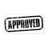 GENEHMIGTE Briefmarke Gummistempel (Prägung)