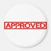 Genehmigte Briefmarke Magnet (Vorne)