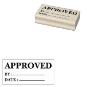 Genehmigte Briefmarke mit oder nach Datalinien Bür Gummistempel (Stempel)