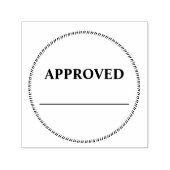 Genehmigte Geschäftsdocs für das runde Siegel Permastempel (Design)