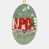 Genehmigter beruflicher Ratgeber LPC WEIHNACHTEN Keramik Ornament (Links)