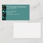 Genehmigter Massage-Therapeut Visitenkarte (Vorne/Hinten)