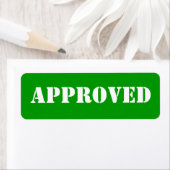 GENEHMIGTES Etikett (Insitu)